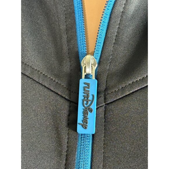 Disney RunDisney EVERY MILE IS MAGIC Women's Full Zip Jacket Black & Blue - Picture 4 of 11